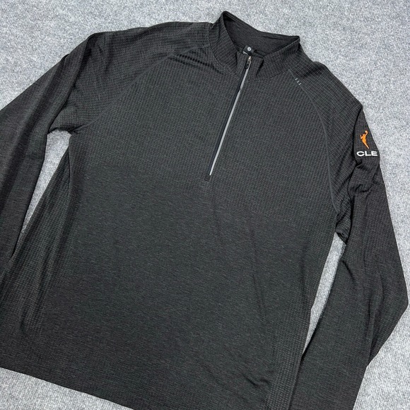 lululemon athletica Other - Lululemon Half Zip Pullover Men 2XL Graphite Gray Black Metal Vent Tech CLE WNBA